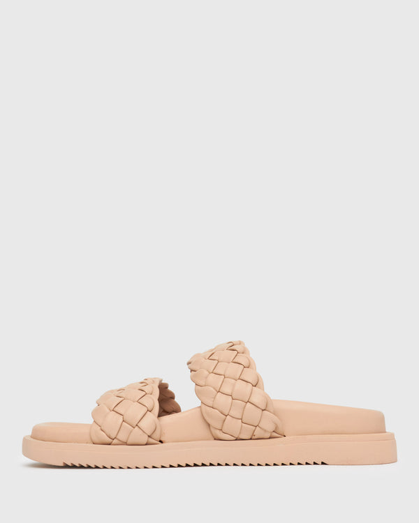 Betts ATHENA Woven Leather Footbed Slides