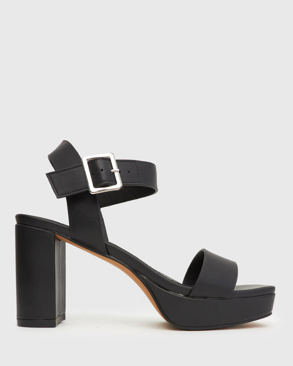 betts BRIANA Block Heel Platform Sandals