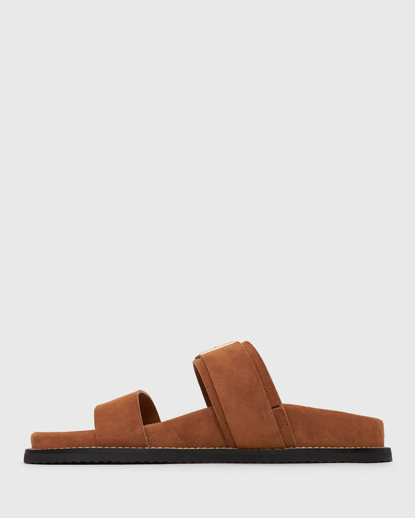 Betts BYRON Double Strap Suede Sandals