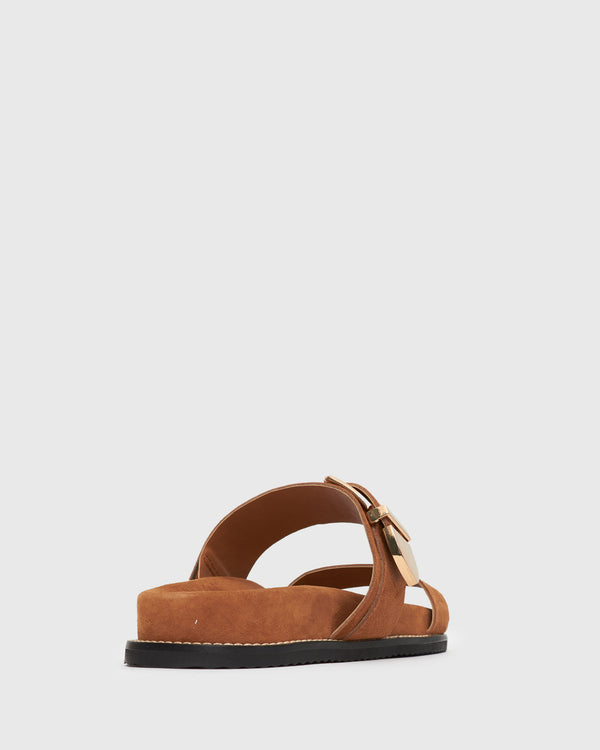 Betts BYRON Double Strap Suede Sandals