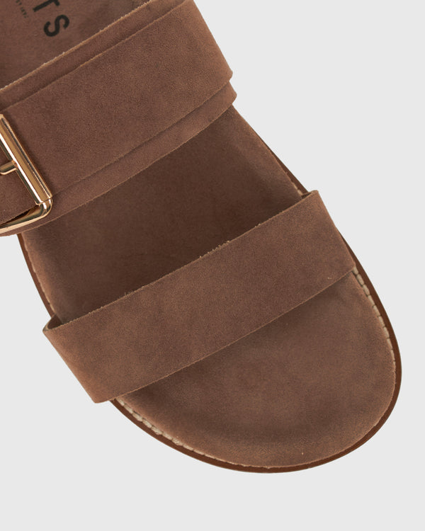 Betts BYRON Double Strap Suede Sandals
