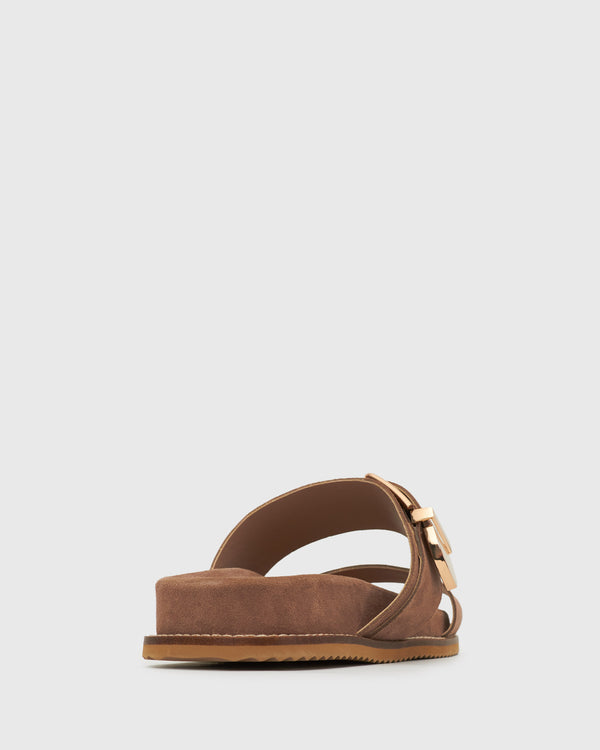 Betts BYRON Double Strap Suede Sandals