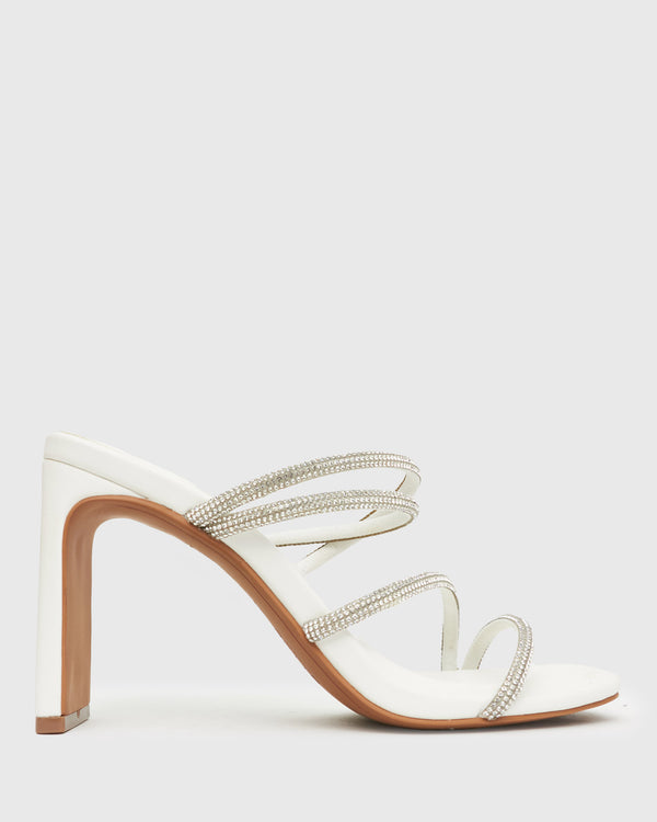 betts CANDY Diamante Strappy High-Heel Sandals