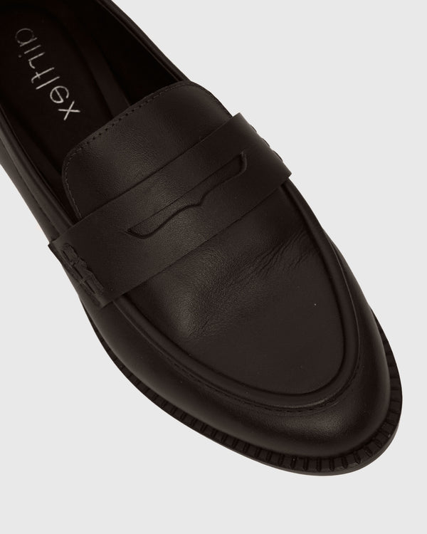 Betts CASSIE Leather Penny Loafers