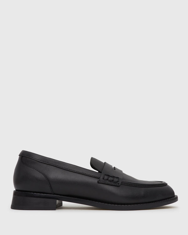 betts CASSIE Leather Penny Loafers