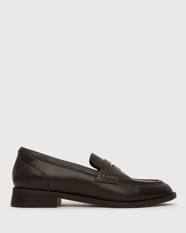 betts CASSIE Leather Penny Loafers