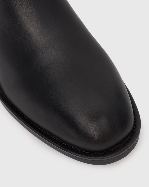 Betts CECILIA Chunky Metal-Trim Riding Boots