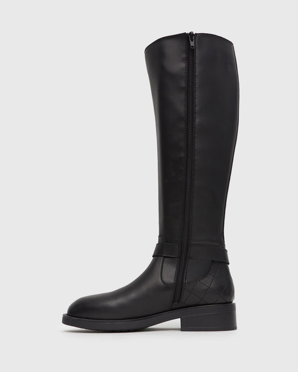 Betts CECILIA Chunky Metal-Trim Riding Boots