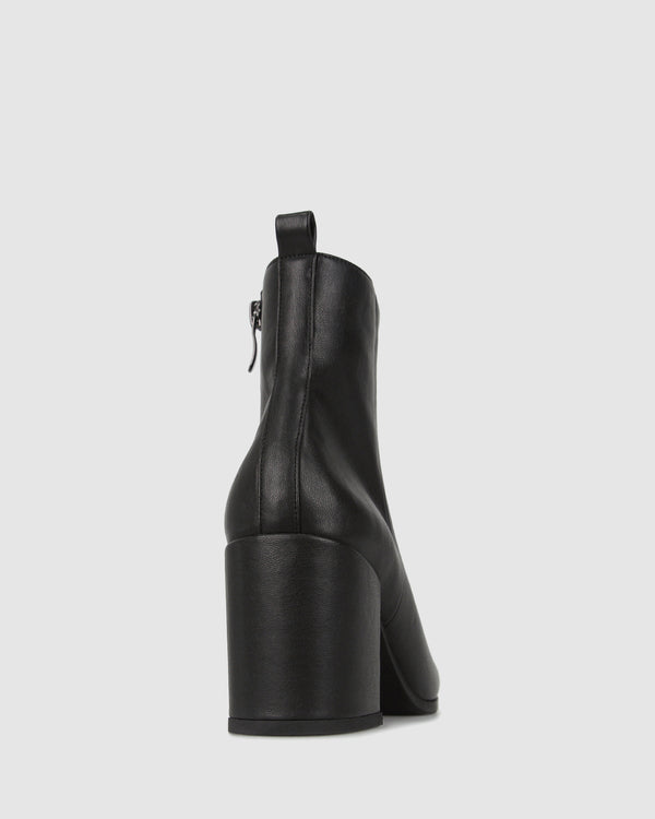 Betts CHIA Vegan Point Toe Block Heel Boots