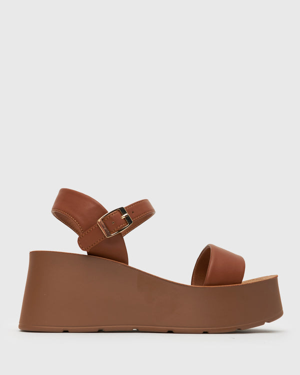 betts CHUROS Vegan Wedge Sandals