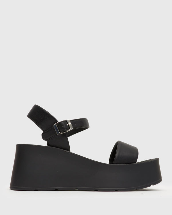 betts CHUROS Vegan Wedge Sandals