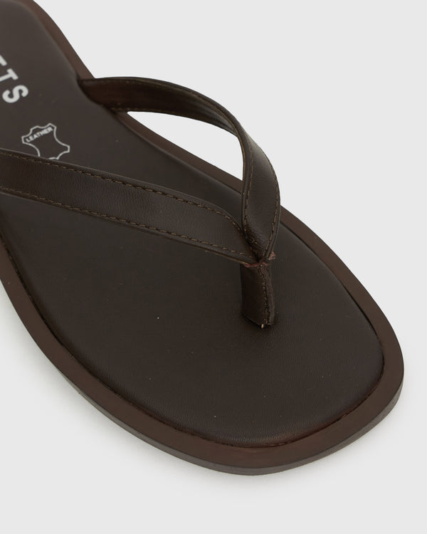 Betts CRUSH Leather Thong Sandals