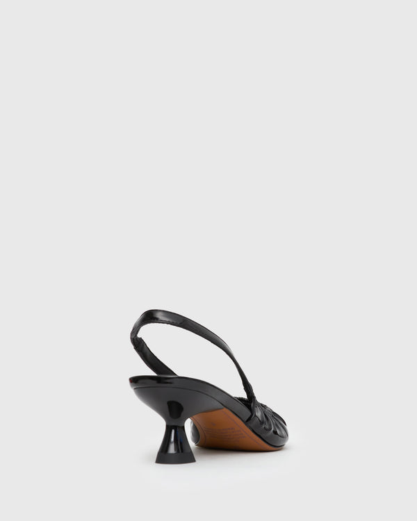 Betts DIVINE Ruched Slingback Pumps