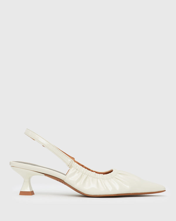 betts DIVINE Ruched Slingback Pumps