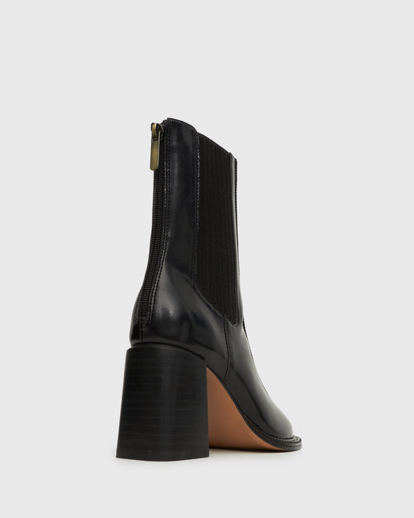 Betts DOWNTOWN Block Heel Chelsea Boots