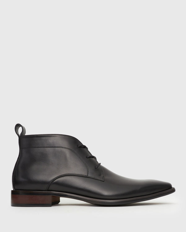 betts EAST Lace-Up Leather Boots