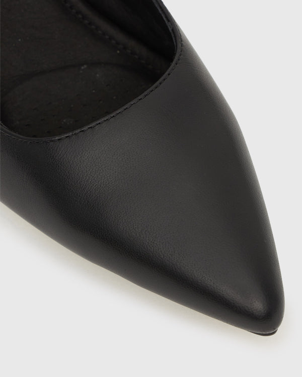 Betts EMERY Slingback Mid-Block Heeled Pumps