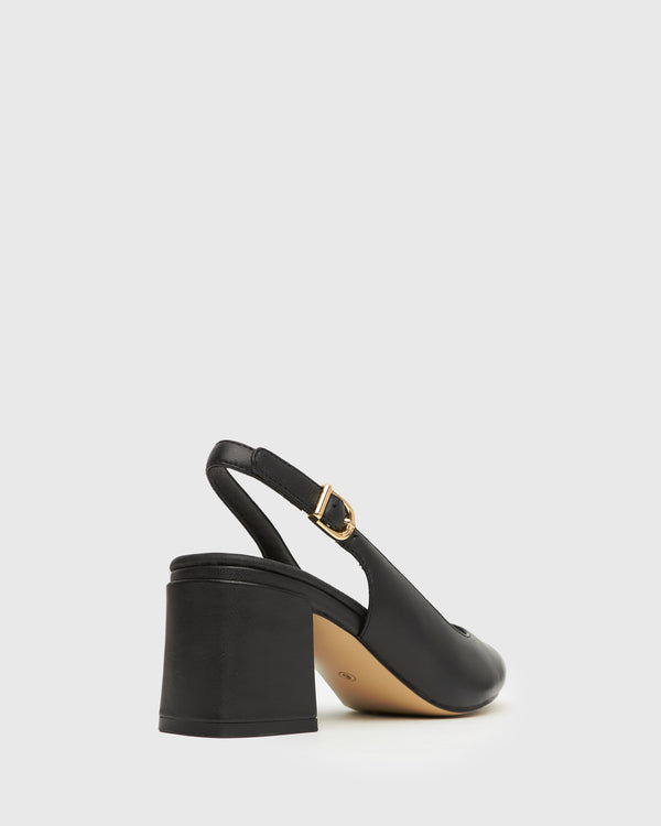 Betts EMERY Slingback Mid-Block Heeled Pumps