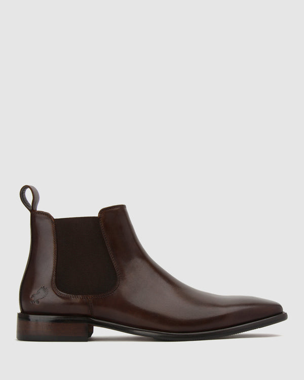 betts EVAN Leather Chelsea Boots
