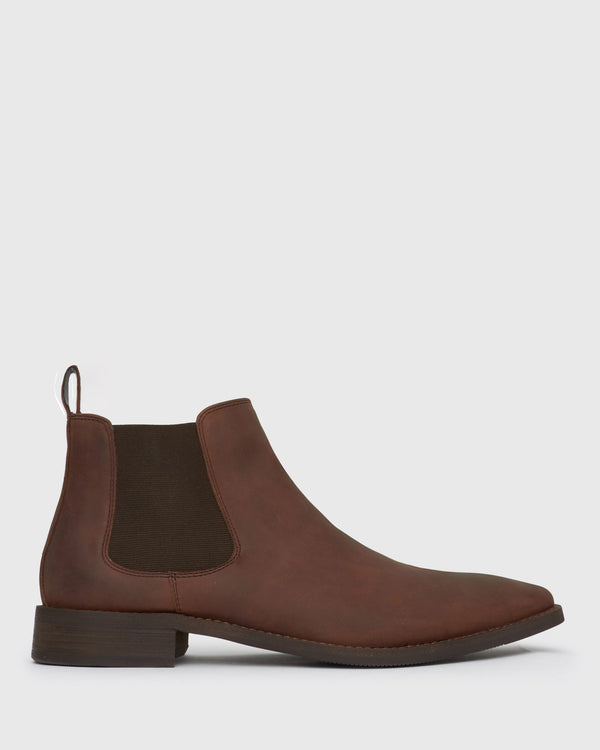 betts EVAN Leather Chelsea Boots