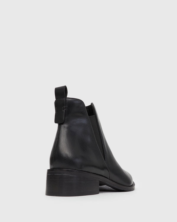 Betts FAYE Leather Pointed Ankle Boots