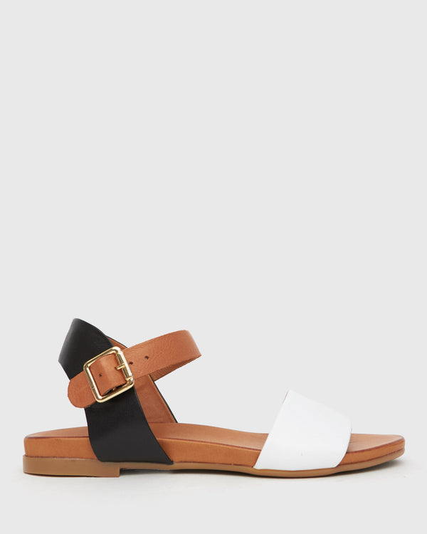 betts FLIGHT Leather Flat Sandals
