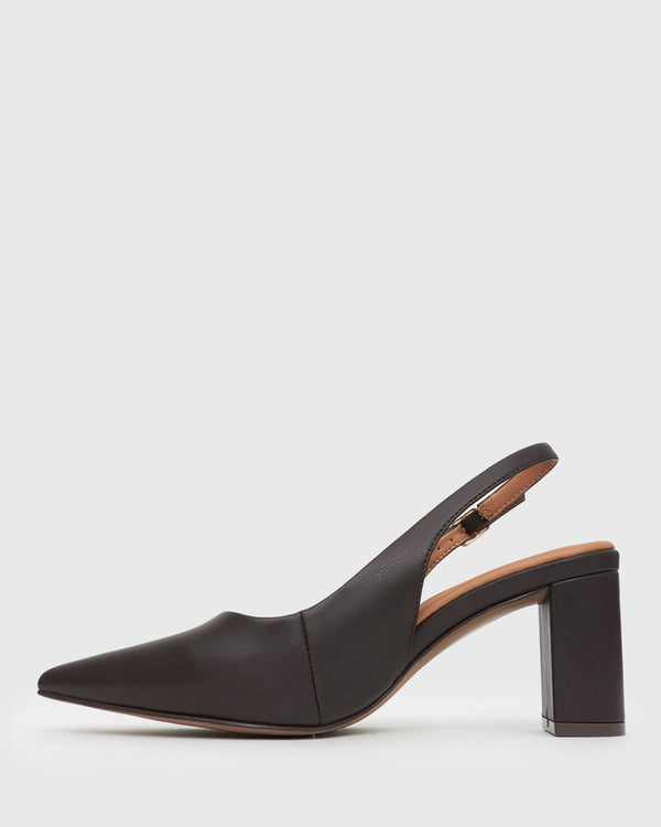 Betts FLOUNDER Pointy Toe Slingback Pumps