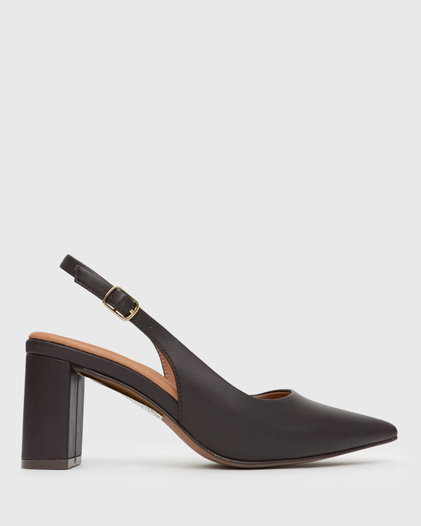 betts FLOUNDER Pointy Toe Slingback Pumps