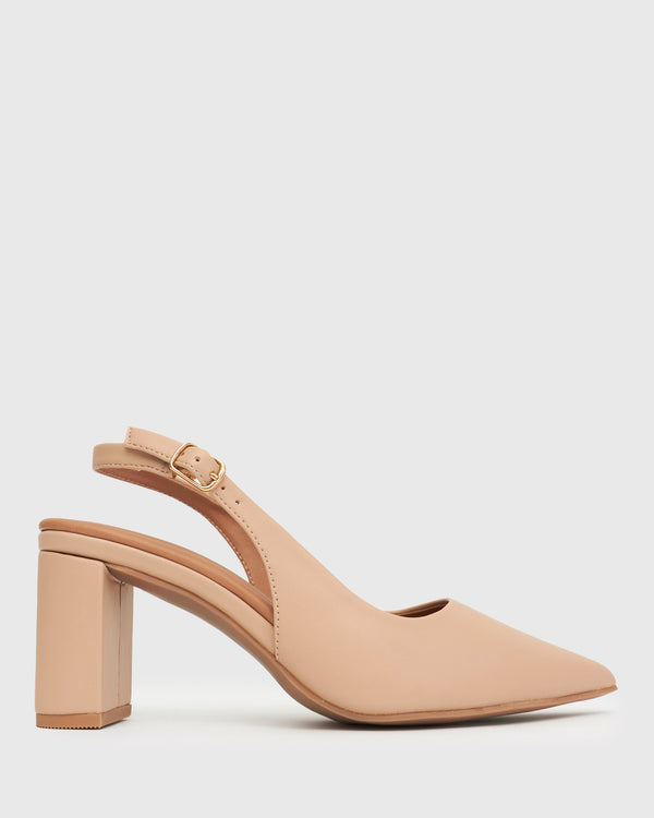 betts FLOUNDER Pointy Toe Slingback Pumps