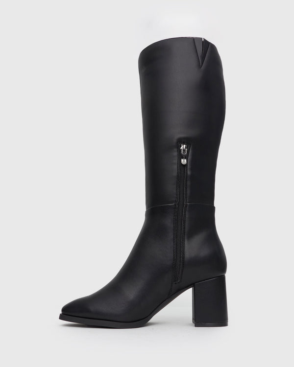 Betts GALS Square Toe Vegan Block Heel Boots