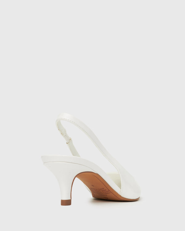 Betts GINGER Slingback Kitten Heel Pumps