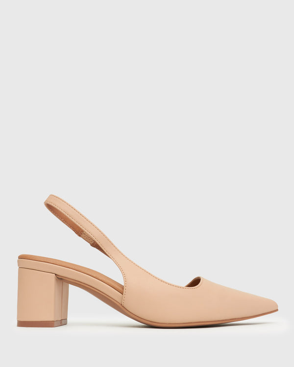 betts GUS Block Heel Slingback Pumps