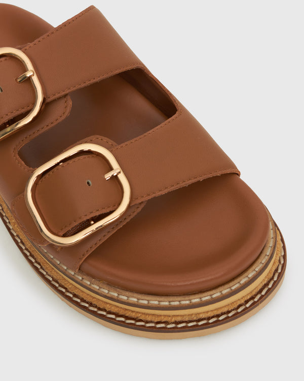 Betts HARLAND Leather Flatform Slides