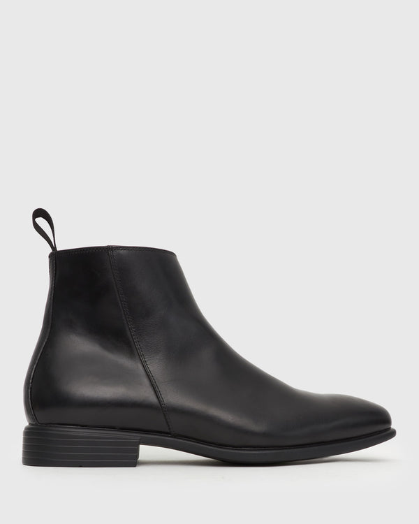 betts HARVEY Zipped Leather Ankle Boots