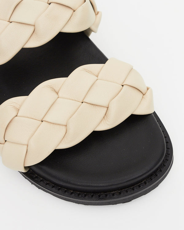 Betts HAVANA Leather Braided Slides