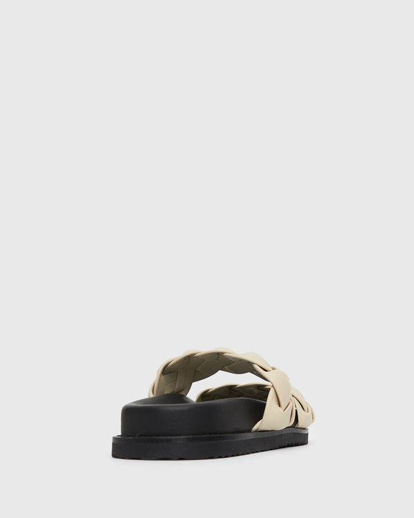 Betts HAVANA Leather Braided Slides