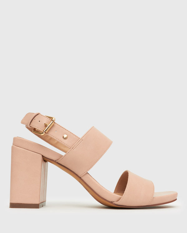 betts HEIRLOOM Vegan Block Heel Sandals