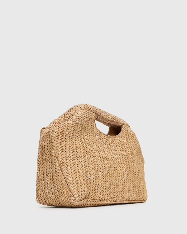 Betts HOLIDAY Raffia Handheld Clutch Bag