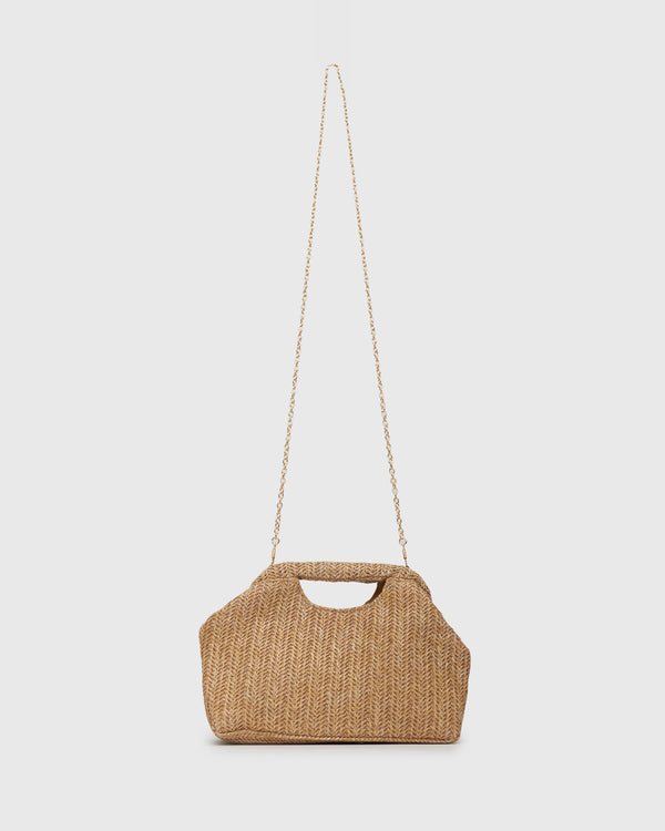 Betts HOLIDAY Raffia Handheld Clutch Bag