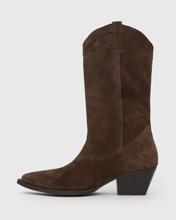 Betts HOWDY Suede Leather Western Boots