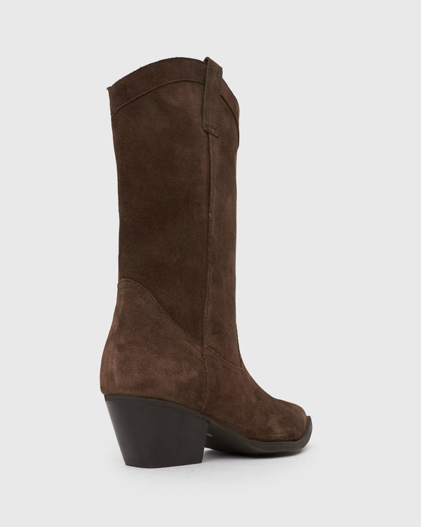 Betts HOWDY Suede Leather Western Boots