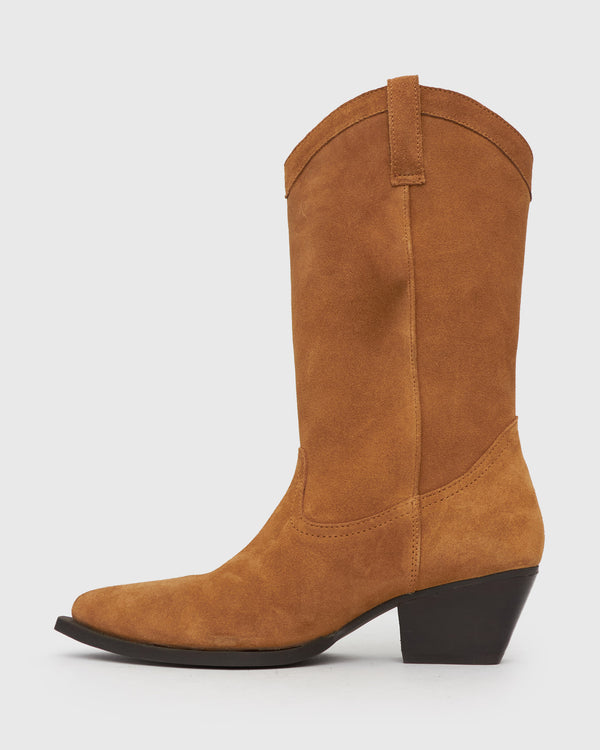 Betts HOWDY Suede Leather Western Boots