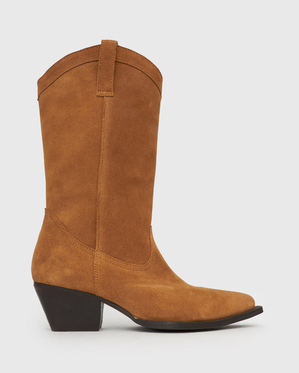 betts HOWDY Suede Leather Western Boots