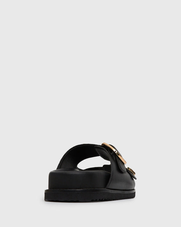 Betts HUSH Leather Buckle Slides