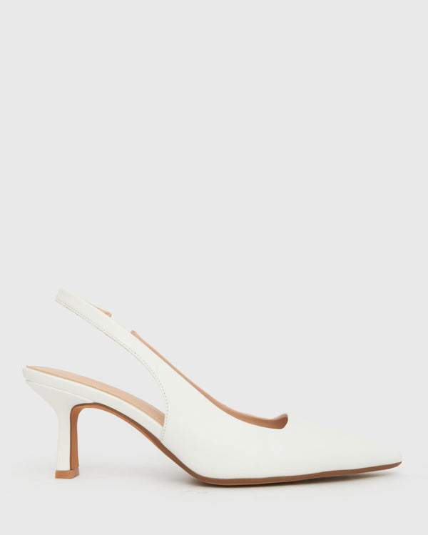 betts JERRY Slingback Stiletto Heel Pumps