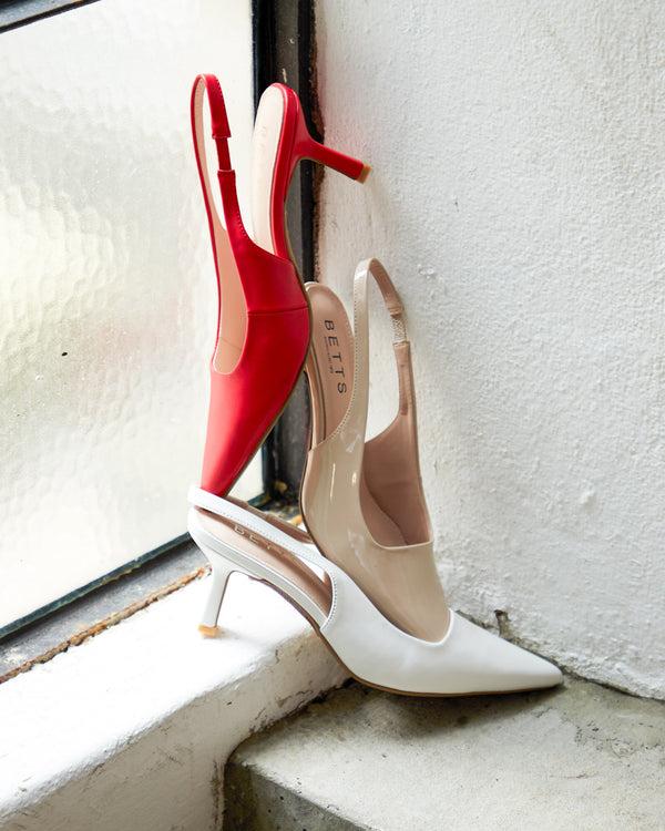 Betts JERRY Slingback Stiletto Heel Pumps