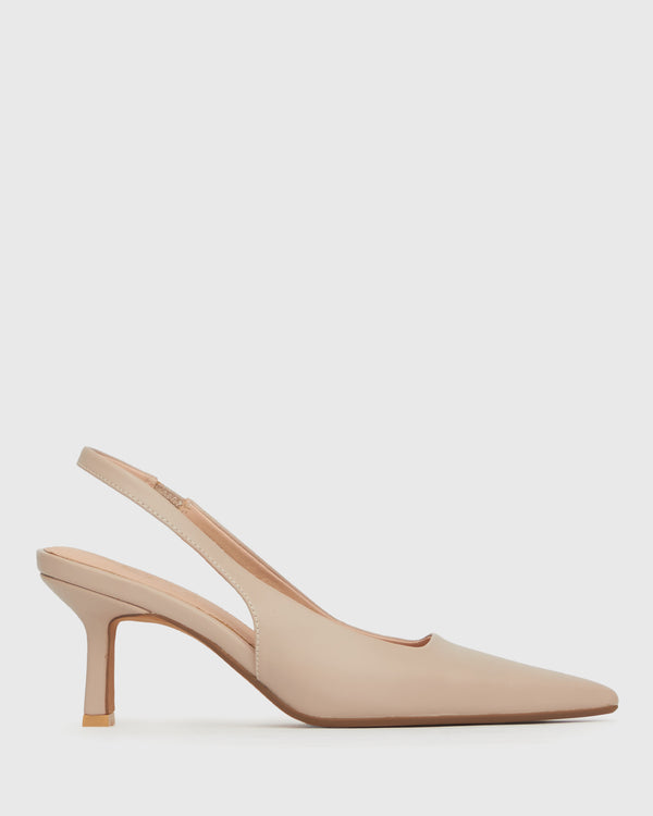 betts JERRY Slingback Stiletto Heel Pumps