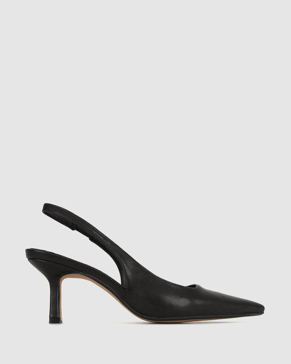 betts JERRY Slingback Stiletto Heel Pumps