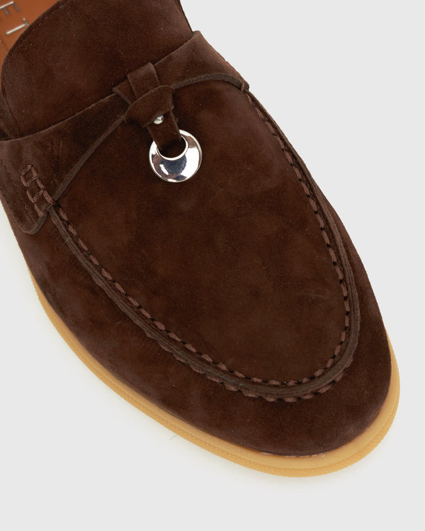 Betts JISELLE Suede Leather Loafers