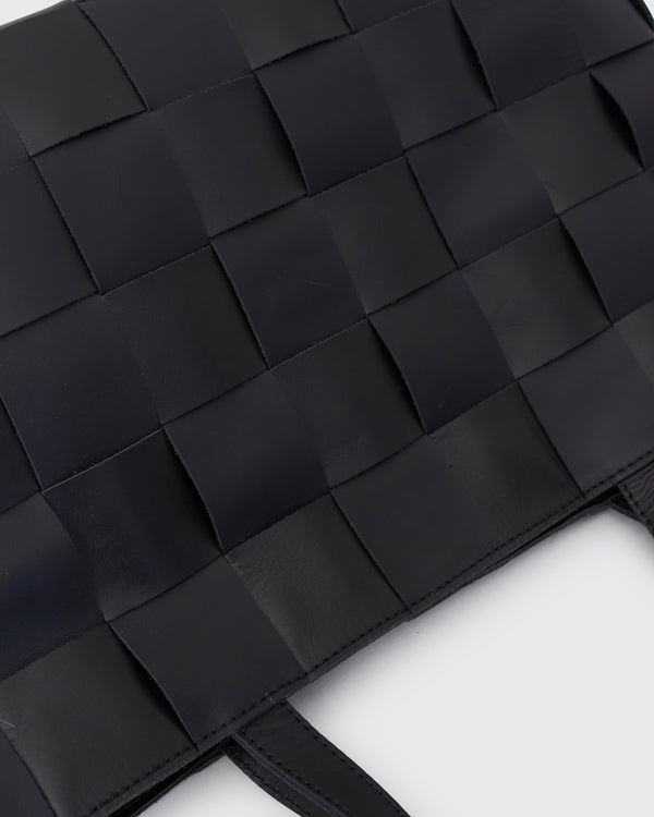 Betts KENNIE Leather Woven Tote Handbag